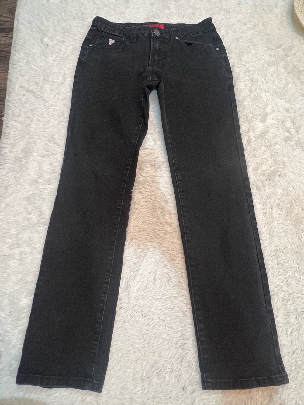Guess Men's Black Straight Jeans - Classic Straight Fit 30x30